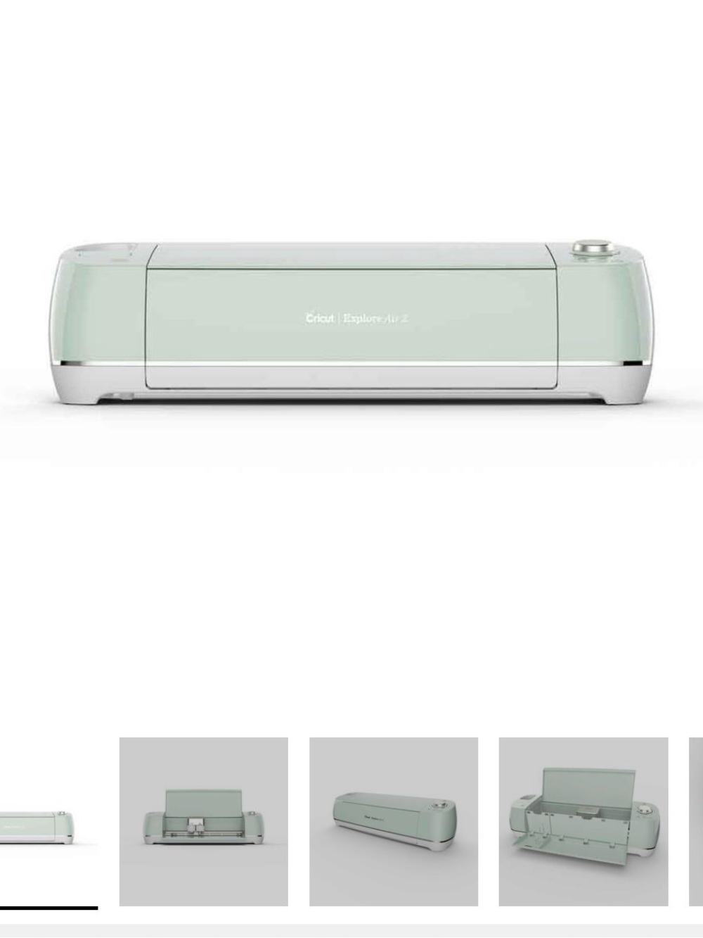 Cricut Explore Air 2 Mint and White Cutting Machine